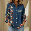 250th Anniversary Flowers Art Long-Sleeved Shirt