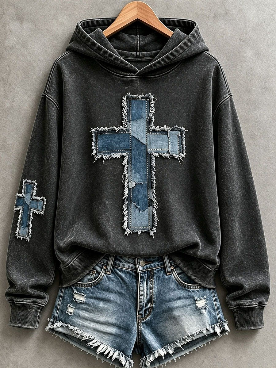 Women's Be Still And Know Psalm 46:10 Printed Sweatshirt