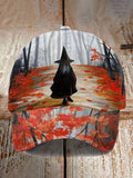 Halloween Witch  Print Baseball Cap