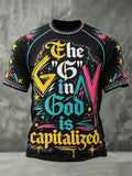Men's Faith Printed Casual T-Shirt