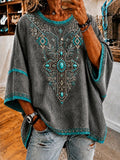 Women's Vintage Print Casual Shirt