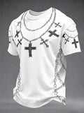 Men's Faith Printed Casual T-Shirt