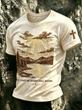 Men's Faith Print Casual Top