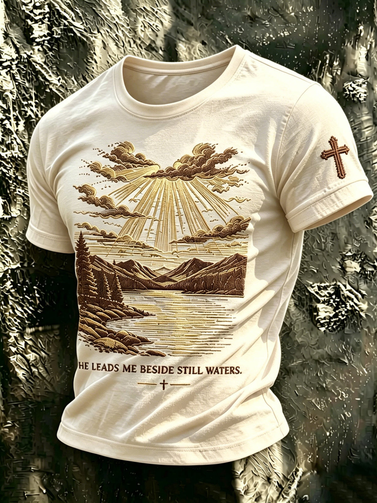 Men's Faith Print Casual Top