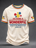 Men's 'Jesus is the bread of life' T-shirts
