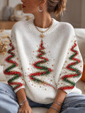 Women's Casual Print Knit Top