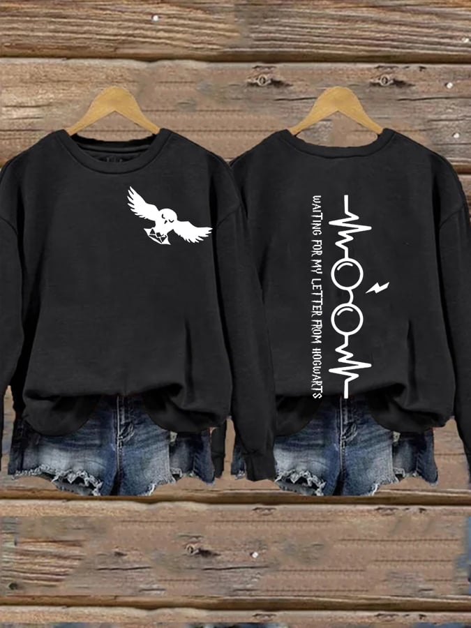 Women's Halloween Print Casual Sweatshirt