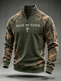 Men'S Casual Faith Graphic Casual Top