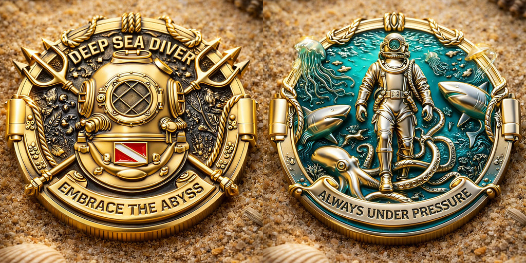 ⚡️Last Day 60% OFF - Deep Sea Diver Commemorative Metal Medal