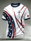 Men's Retro Print Short-Sleeve T-Shirt