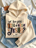 Women's Are You Fall-O-Ween Jesus Print Sweatshirt