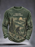 Men's "I Found Jesus Still Looking For Bigfoot" Top