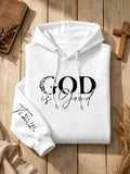 Women's Faith Print Knit Hoodie