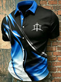 Men's Faith Cross Print Casual Shirt