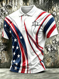 Men's Retro Print Short-Sleeve T-Shirt