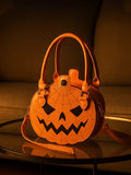 Trick-Or-Treat Leather Handlebag