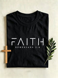 Women's Faith-Print T-Shirt