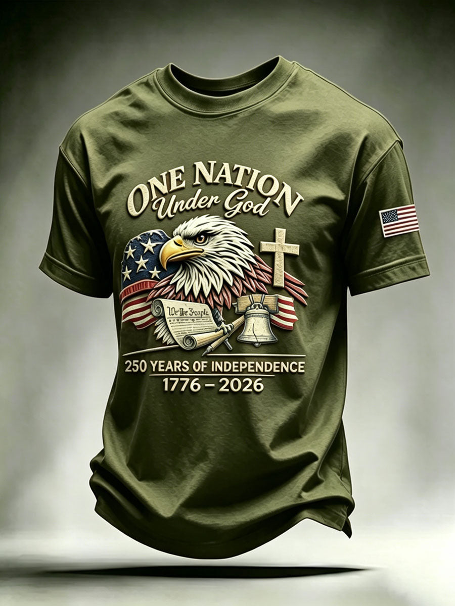 Men'S Independence Day Faith Casual T-Shirt