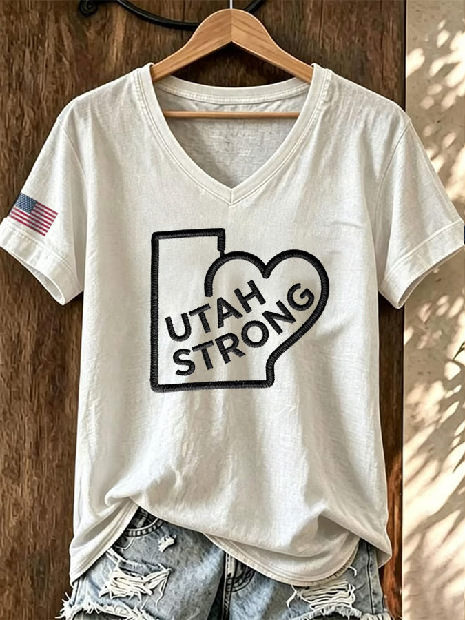 Retro Utah Strong Utah Wildfire Prayer T-Shirt