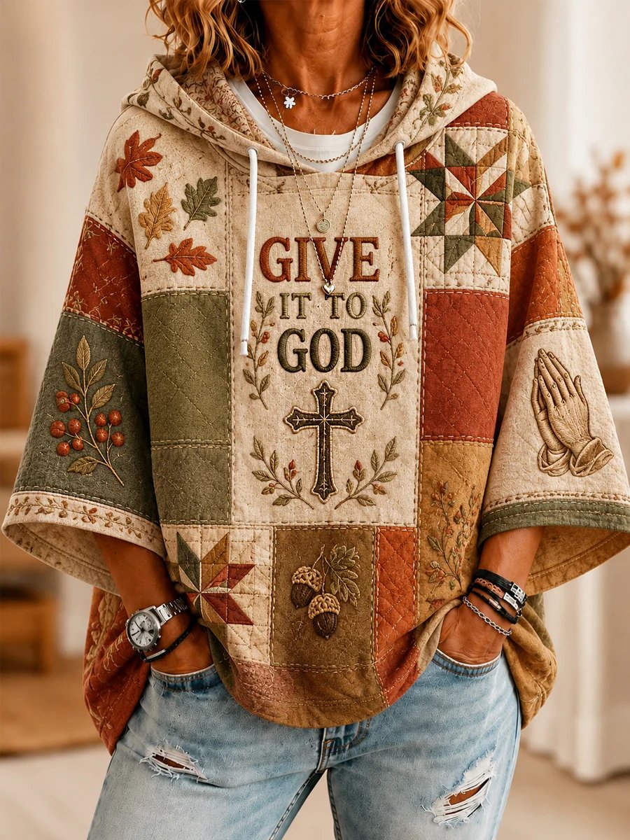Women's Printed Hooded Sweatshirt