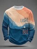 Men's Be A Light For All To See Printed Casual Top