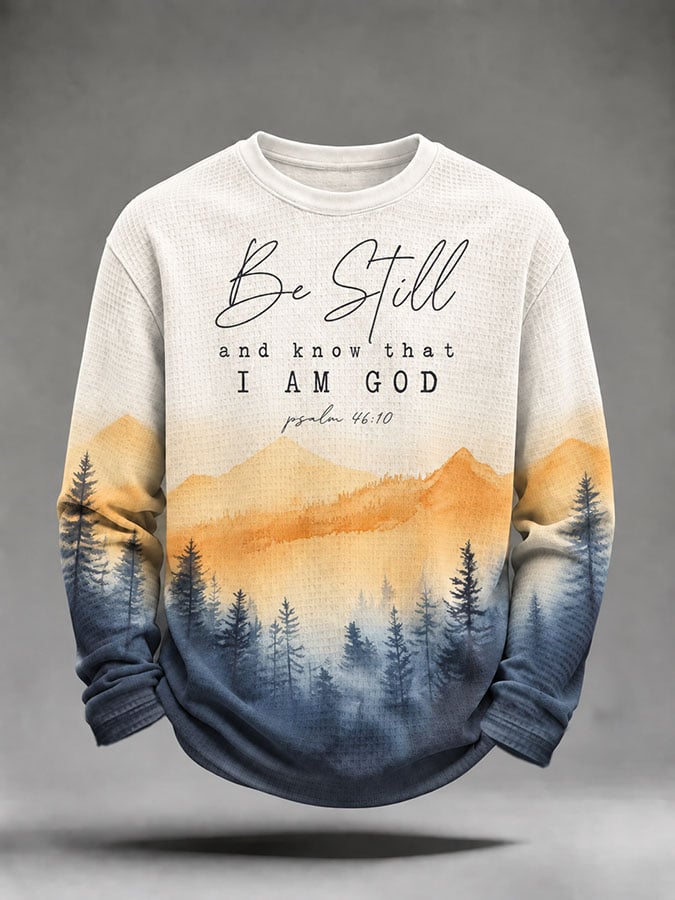 Men's Print Long-Sleeve T-Shirt