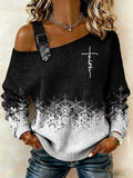Women'S Casual Western-Style Printed Top