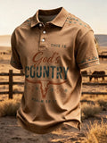 Men's Retro Print Short-Sleeve T-Shirt