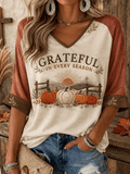 Women's  I Will Praise Him Every Season Faith Printed T-shirt