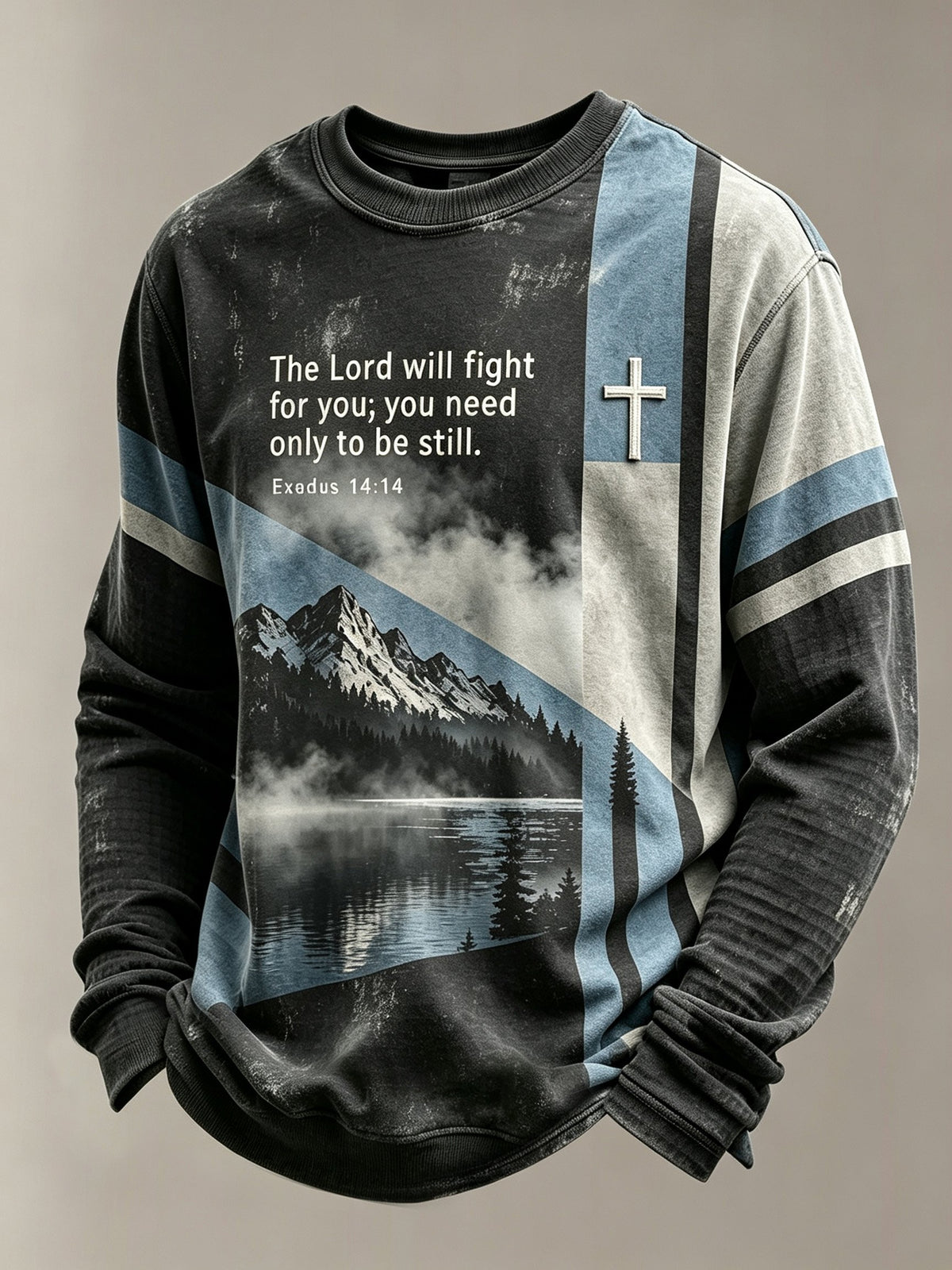 Men's Faith Print Sweatshirt