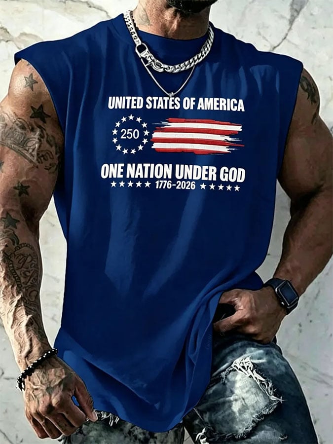 Men'S Casual Printed Vest