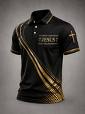 Men's Faith Art Print Casual Shirt
