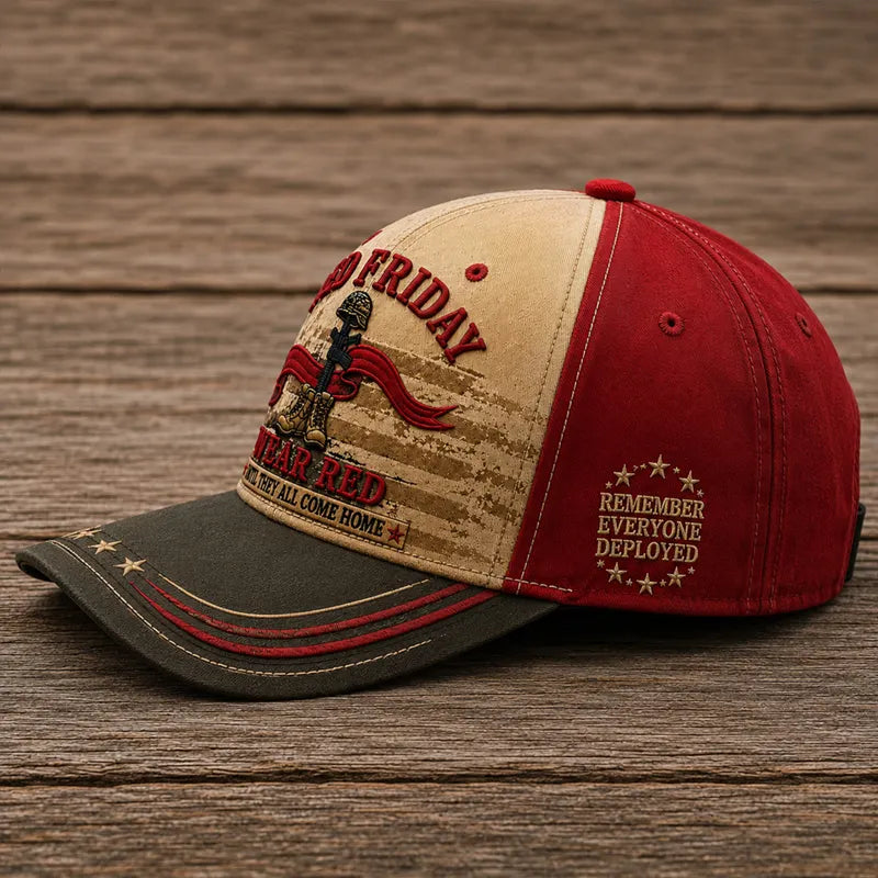 Red Friday Art Print Baseball Cap