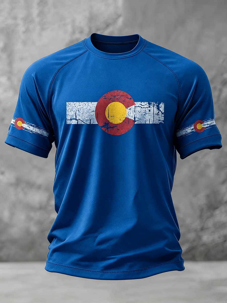 Men's Retro Honoring Our Fallen Heroes Three Firefighters Lost. Never Forgotten Print T-Shirt