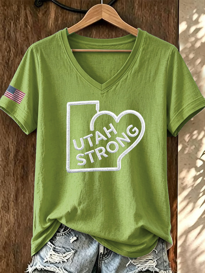 Retro Utah Strong Utah Wildfire Prayer T-Shirt