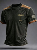 Men's Faith Over Fear Print Casual T-shirt
