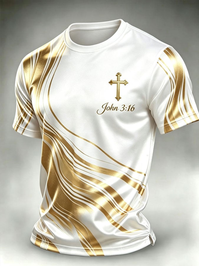 Men's  Printed Casual Tops