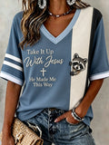 Women's Take It Up With Jesus He Made Me This Way T-shirt