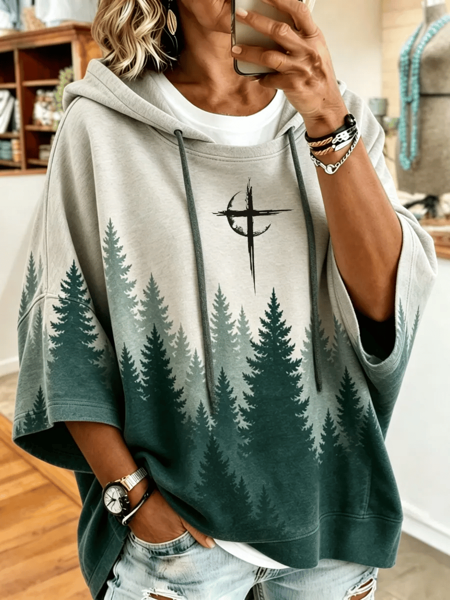 Women's Faith Print Hoodie