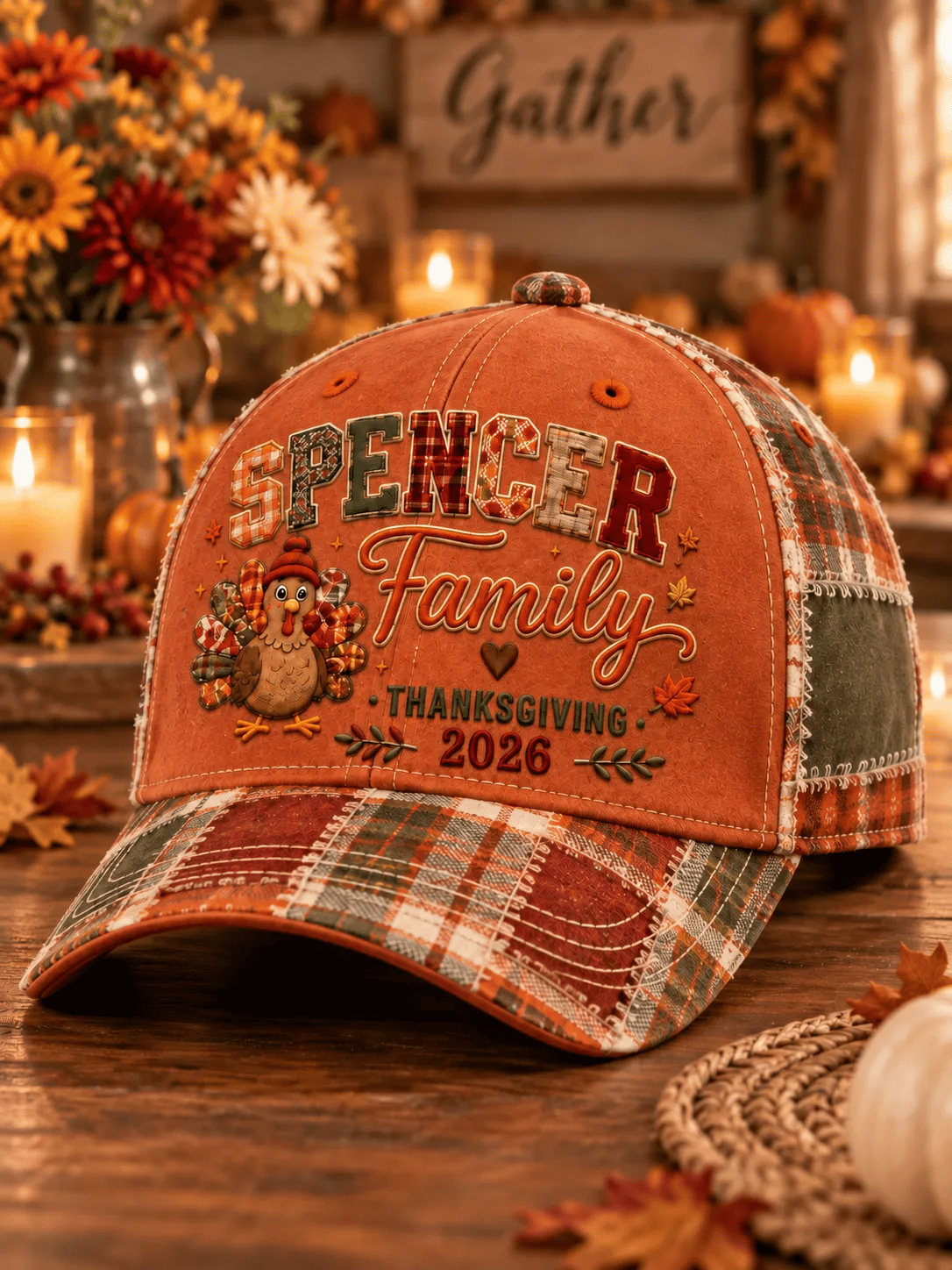 Thanksgiving Printed Baseball Caps For Men And Women
