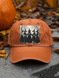 Unisex Casual Halloween Print Baseball Cap