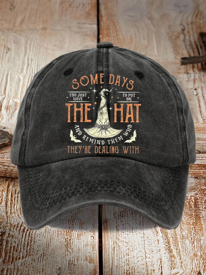 Halloween Print Hat