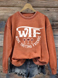 Women'S Wtf Printed Sweatshirt