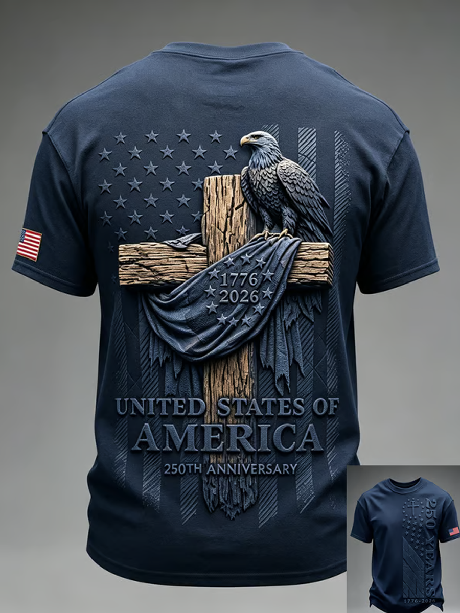Men's 250th Anniversary Faith-Print Top