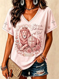 Women's Faith Cross Casual T-Shirt