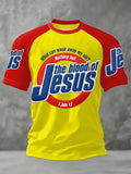 Men's God Is Good Printed Casual T-Shirt