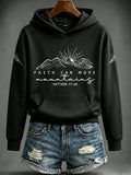 Women's Faith Can Move Mountains Matthew 17:20 Printed Sweatshirt