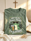 Women's Faith-Print T-Shirt