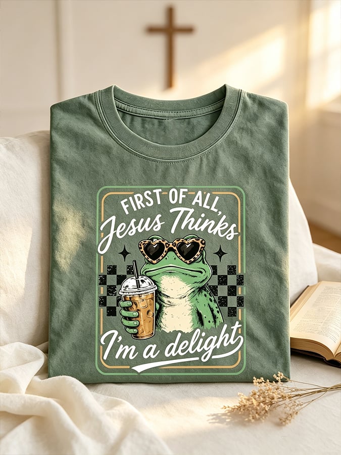 Women's Faith-Print T-Shirt