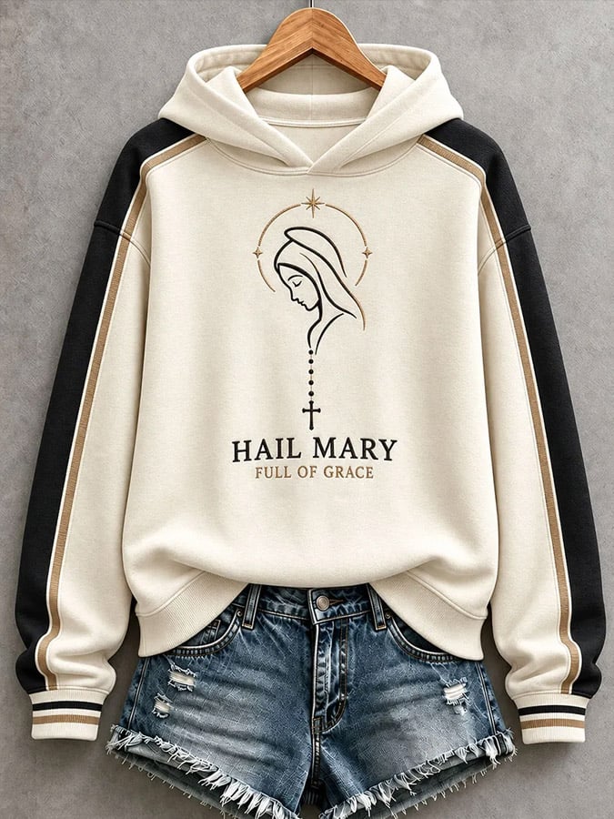 Women's Hail Mary Full Of Grace Hoodie